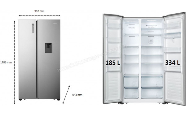 HISENSE FSN519WFI - Dimensions