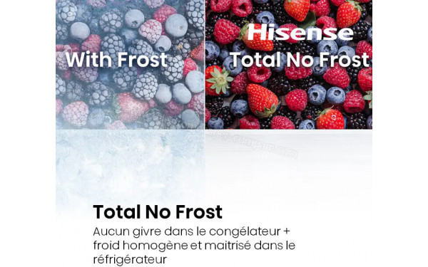 HISENSE HCN300BCC - Technologie Total No Frost