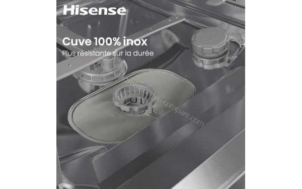 HISENSE HS643C90X - Cuve 100% inox