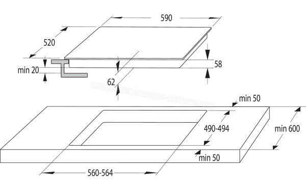 HISENSE I6331CB - Dimensions