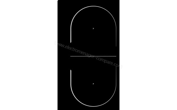 HISENSE I6337C - Zoom sur un foyer &agrave; induction