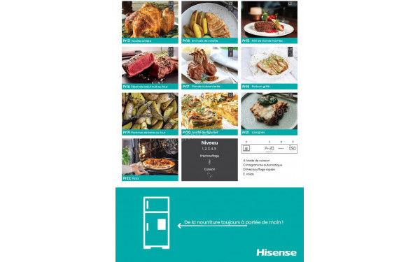 HISENSE O643PX - Vue des programmes