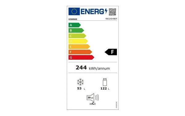 HISENSE RB224D4BDF - &Eacute;tiquette &eacute;nergie v2