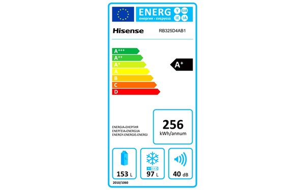 HISENSE RB325D4AB1 - &Eacute;tiquette &eacute;nergie