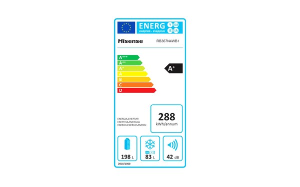 HISENSE RB367N4WB1 - &Eacute;tiquette &eacute;nergie
