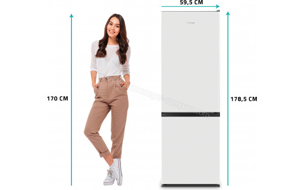 HISENSE RB372N4AW1 - Dimensions