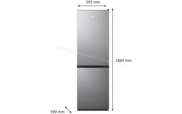 HISENSE RB390N4AD2 - Dimensions