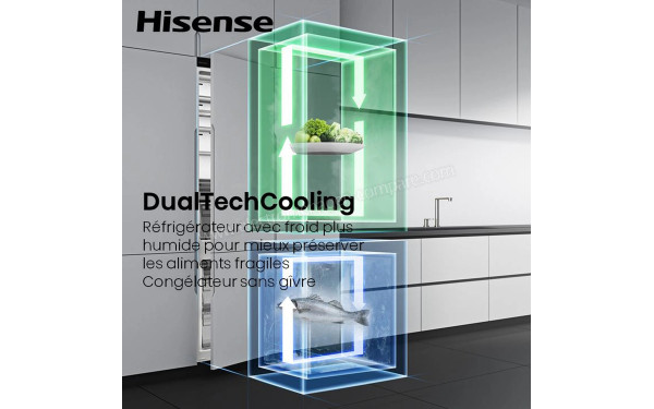 HISENSE RB3B250NEWE1 - Syst&egrave;me DualTechCooling