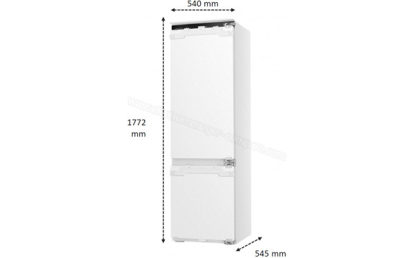 HISENSE RB3B250SAWE - Dimensions