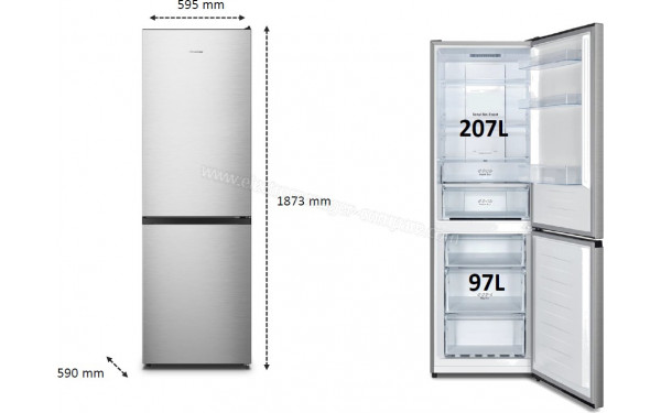 HISENSE RB3N300NECA - Dimensions