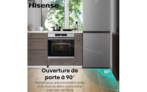 HISENSE RB3N300NECA - Ouverture de porte &agrave; 90&deg;