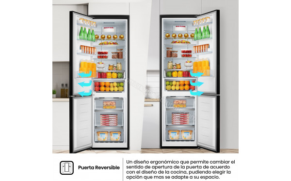 HISENSE RB440N4GBD - Portes r&eacute;versibles