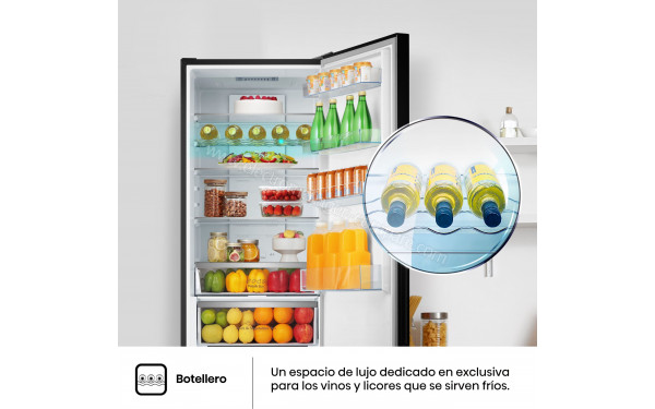 HISENSE RB440N4GBD - Vue de l'int&eacute;rieur partie r&eacute;frig&eacute;rateur