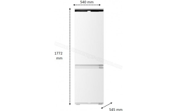 HISENSE RB5B250SSWD1 - Dimensions