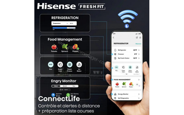 HISENSE RB5K330GSFC - Application pour smartphones ou tablettes