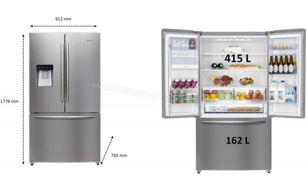 HISENSE RF697N4BSF - Dimensions