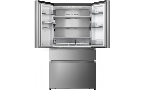 HISENSE RF749N4SWSE - Vue de l'int&eacute;rieur partie r&eacute;frig&eacute;rateur