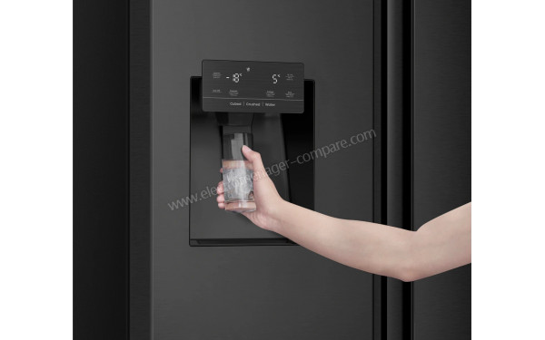 HISENSE RF793N4SAFE - Distributeur d'eau fra&icirc;che/gla&ccedil;ons/glace pil&eacute;e