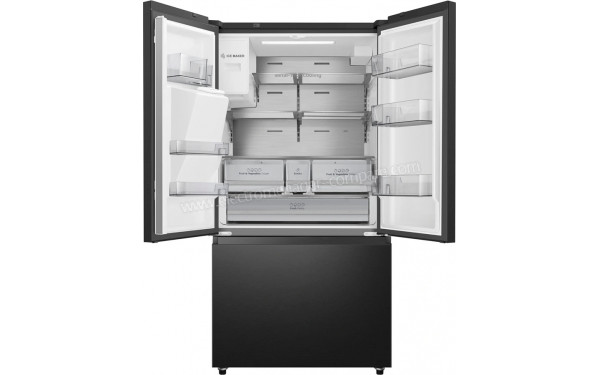 HISENSE RF793N4SAFE - Vue de l'int&eacute;rieur partie r&eacute;frig&eacute;rateur