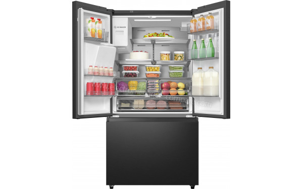 HISENSE RF793N4SAFF - Vue de l'int&eacute;rieur partie r&eacute;frig&eacute;rateur