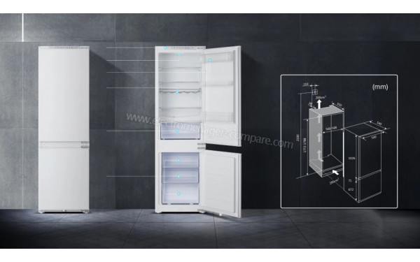 HISENSE RIB312F4AWE - Dimensions