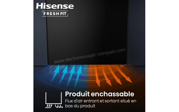 HISENSE RL5K370GSFC - Produit enchassable