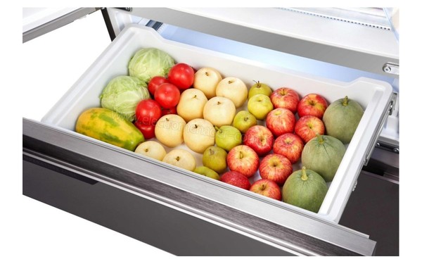 HISENSE RM672N4AJ1 - Vue du tiroir (cr&eacute;dit : Boulanger)