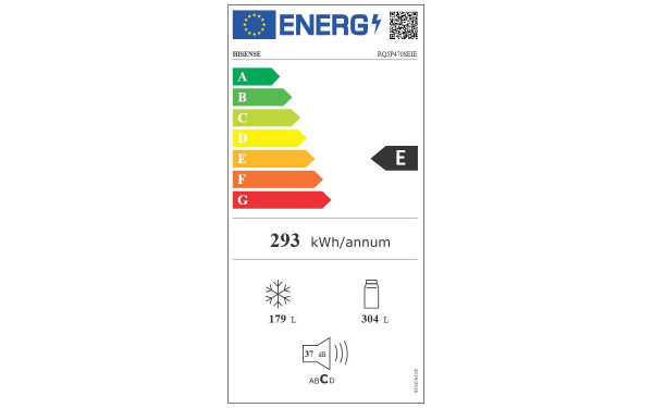 HISENSE RQ5P470SEIE - &Eacute;tiquette &eacute;nergie v2