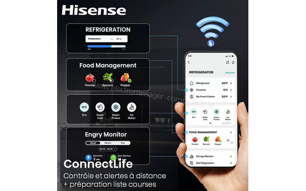 HISENSE RQ640P5SSD - Application pour smartphones ou tablettes