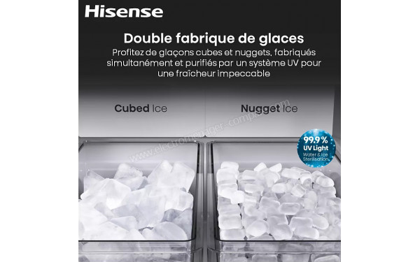 HISENSE RQ640P5SSD - Fabrique &agrave; gla&ccedil;ons