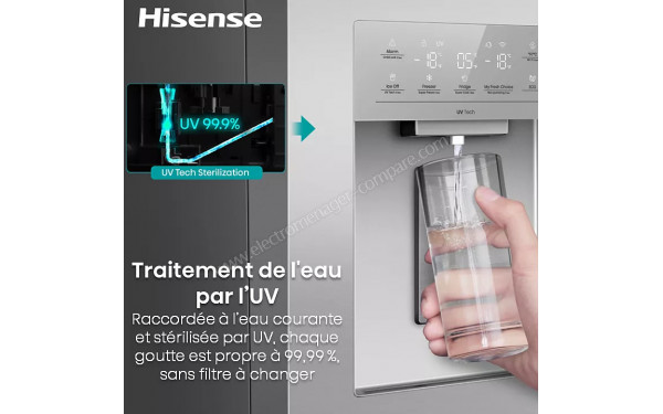 HISENSE RQ640P5SSD - Distributeur d'eau