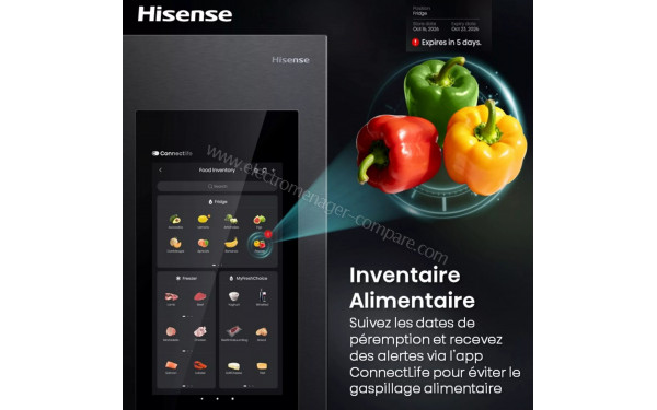 HISENSE RQ640P9SBE - Inventaire Alimentaire