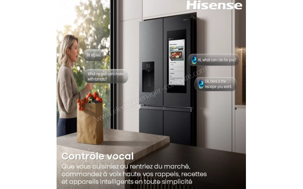 HISENSE RQ640P9SBE - Contr&ocirc;le vocal