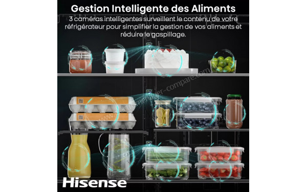 HISENSE RQ640P9SBE - Gestion Intelligente des Aliments