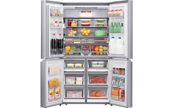 HISENSE RQ731N4WI1 - Vue de l'int&eacute;rieur rempli (cr&eacute;dit : Boulanger)