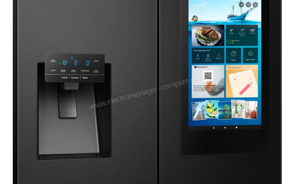 HISENSE RQ760N4IFE - Distributeur d'eau fra&icirc;che/gla&ccedil;ons/glace pil&eacute;e