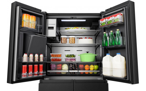 HISENSE RQ760N4IFE - Vue de l'int&eacute;rieur partie r&eacute;frig&eacute;rateur