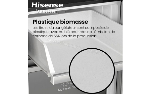 HISENSE RQ768N4GBE - Tiroirs partie cong&eacute;lateur