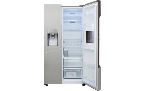 HISENSE RS694N4BC1 - Partie r&eacute;frig&eacute;ration (cr&eacute;dit : Boulanger)