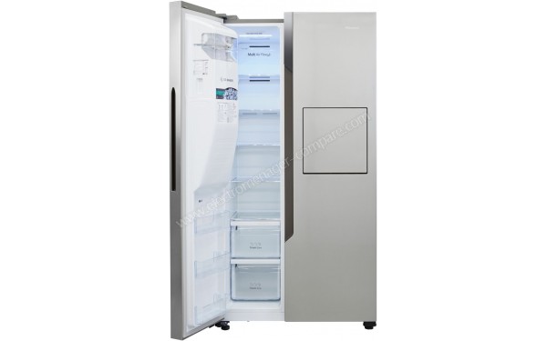 HISENSE RS694N4BC1 - Partie cong&eacute;lation (cr&eacute;dit : Boulanger)