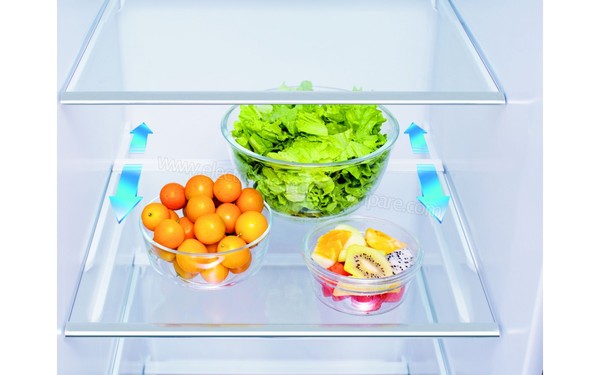 HISENSE RS695N4IS1 - Clayettes coulissante (cr&eacute;dit : Boulanger)