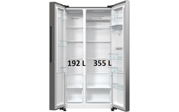 HISENSE RS711N4WCE - Dimensions