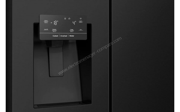 HISENSE RS818N4TFC - Distributeur d'eau fra&icirc;che/gla&ccedil;ons/glace pil&eacute;e