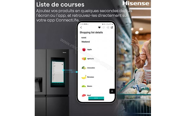 HISENSE RS9P628GPFE - Application pour smartphones ou tablettes