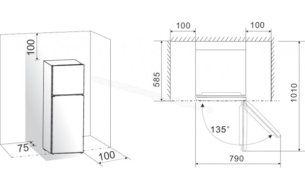 HISENSE RT156D4ABF - Sch&eacute;ma technique
