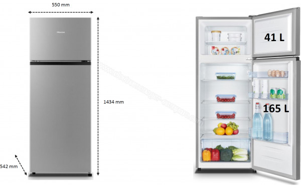 HISENSE RT267D4ADF - Sch&eacute;ma technique