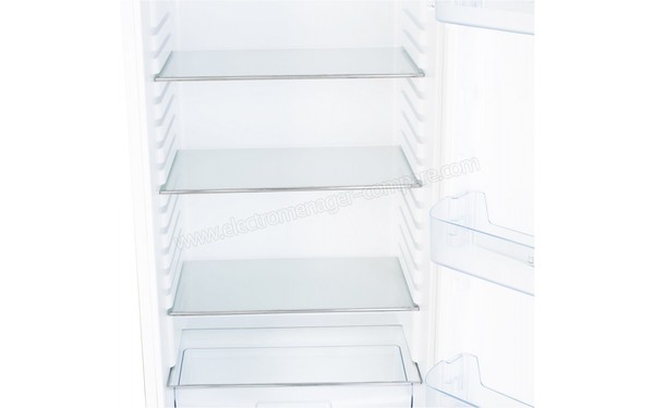 HISENSE RT393D4AW1 - Vue des clayettes (cr&eacute;dit : Boulanger)