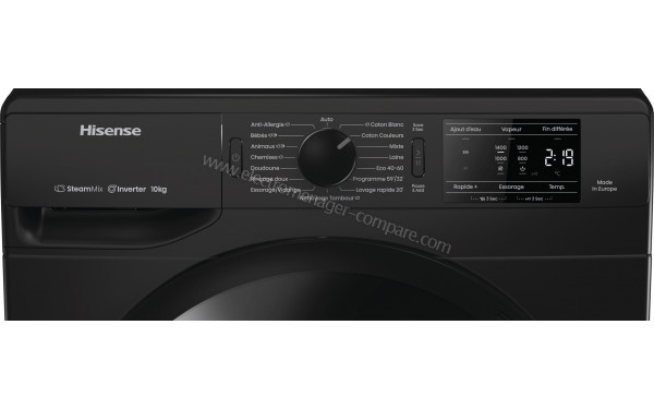 HISENSE W1014GEVMB - Panneau de commandes