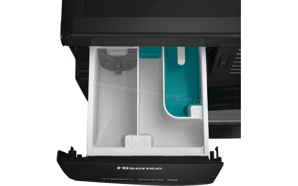 HISENSE W1014GEVMB - Zoom sur le tiroir lessiviel