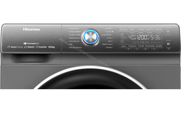 HISENSE WD1014QRAWT - Panneau de commandes